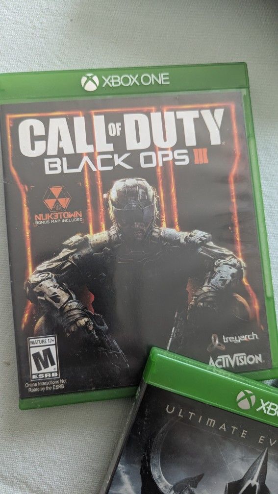 Xbox One Game Call Of Duty Black Ops 3