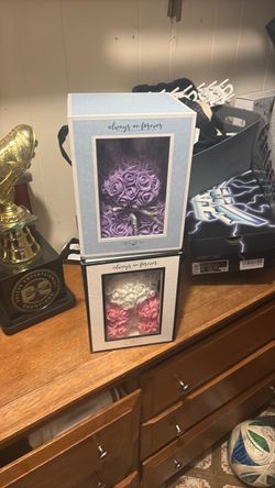 Always and Forever Foam Rose Bear Gift Boxes – Set of 2