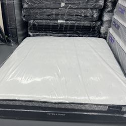 KING SIZE INTELLIBED MATTRESS & BOX SPRINGS BED SET