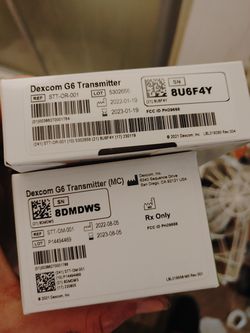 2 Dexcom G6 Transmitters Unopened  Thumbnail