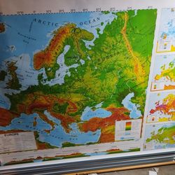 Available Nystrom Eastern Hemisphere Pull-Down MapsSize: 65" x 53"
