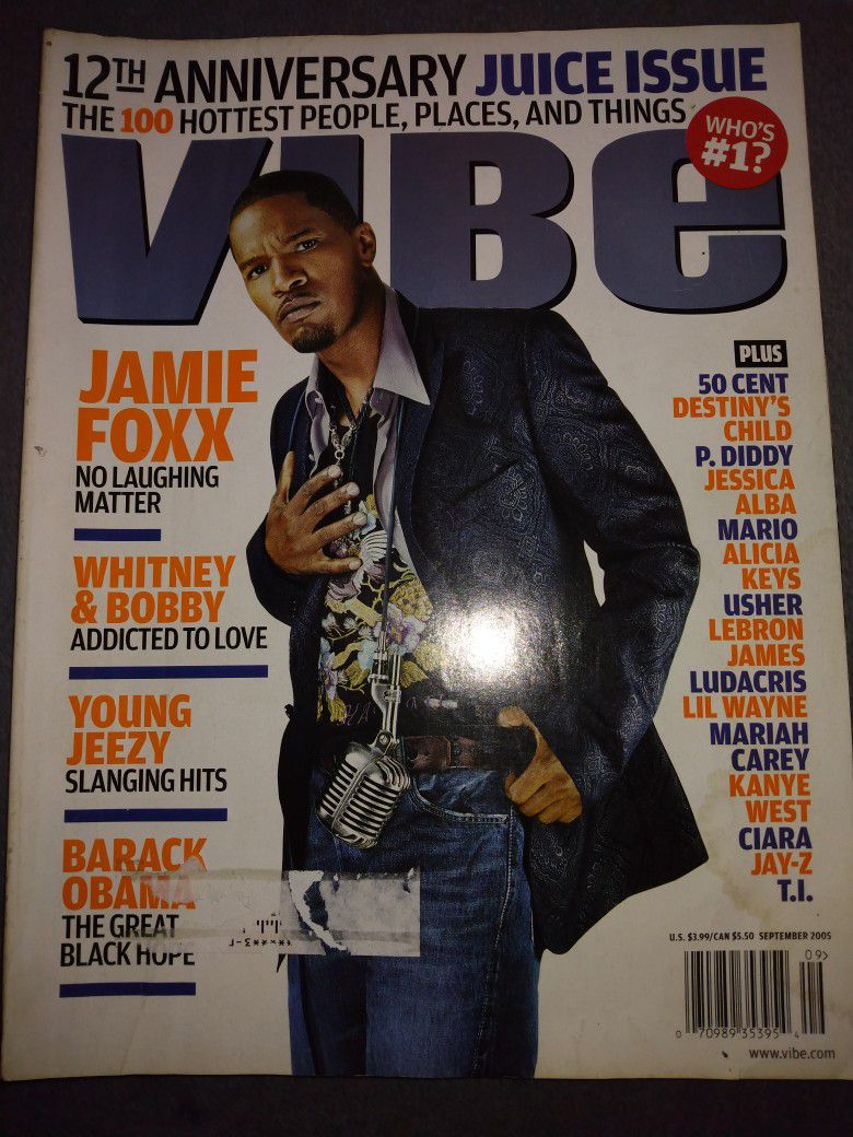 Vibe Magazine September 2005. Featuring Jamie Foxx.