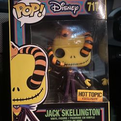 Jack Skellington Funko Pop Blacklight 