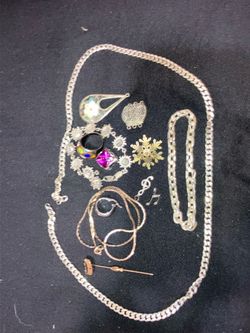 14k and 10k and sterling silver scrap