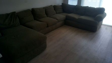 Huge Feather Down Sectional Couch