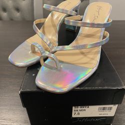 Betsey Johnson Rhinestone Heel 7.5