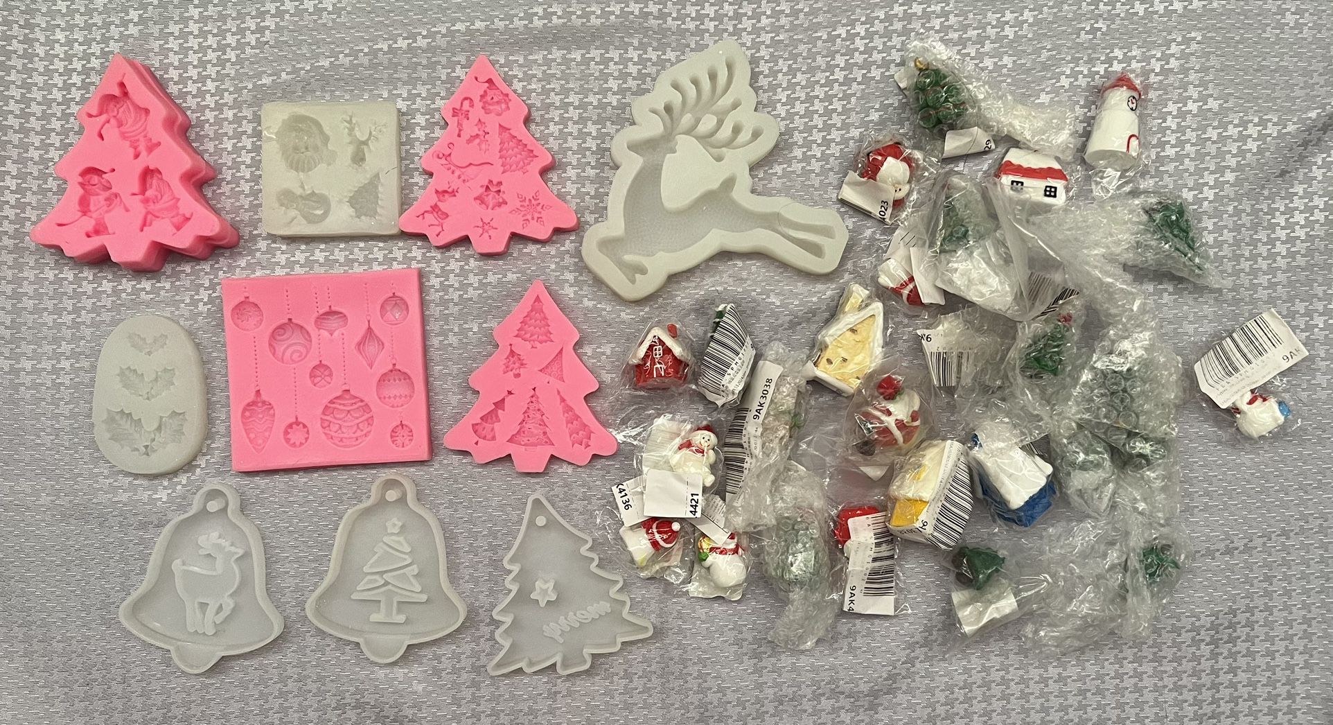 Christmas Silicon Resin molds for DIY crafting