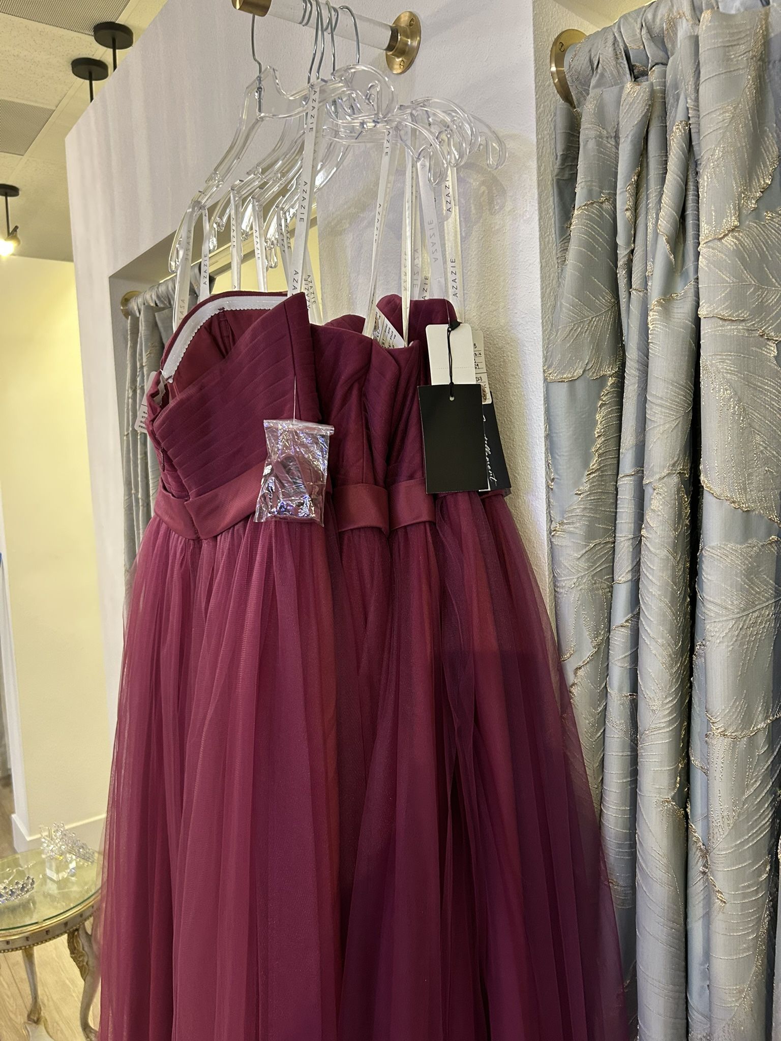 New Raspberry-color Bridesmaid Dresses