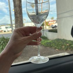 Set Of 10 LENOX CRYSTAL Goblet stemware Monroe