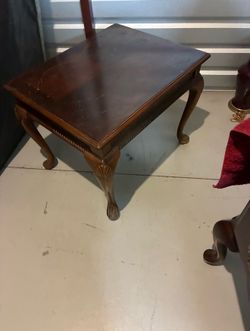 Antique end table