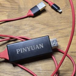 PINYUAN Lightning to HDMI adapter cable
