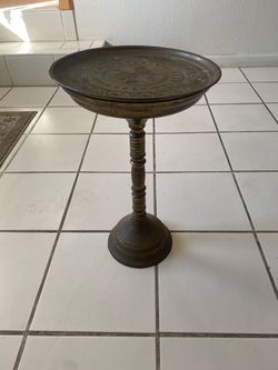 Brass middle eastern table