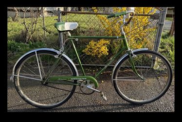 Vintage 1973 Schwinn Speedster 3-Speed Bicycle Campus Green Chicago 21" 54cm