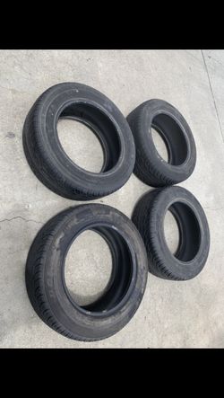 4 — 215/60r16 Doral 80% Treads Tires !!