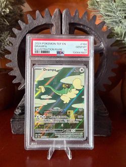 *SOLD  Pokemon 2024 TEF EN Drampa Illustration Rare  #184 Psa 10