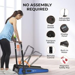 LifePro Smallest Portable Mini Walking Pad with Adjustable Handlebar - Max Speed 3 MPH, Home & Office 30 inch Mini Walking Treadmill, Under Desk Small