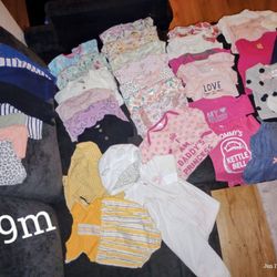 Baby girl 6-9 months clothes bundle