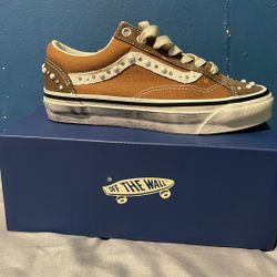 Pearlized Vans Vintage Cocoa