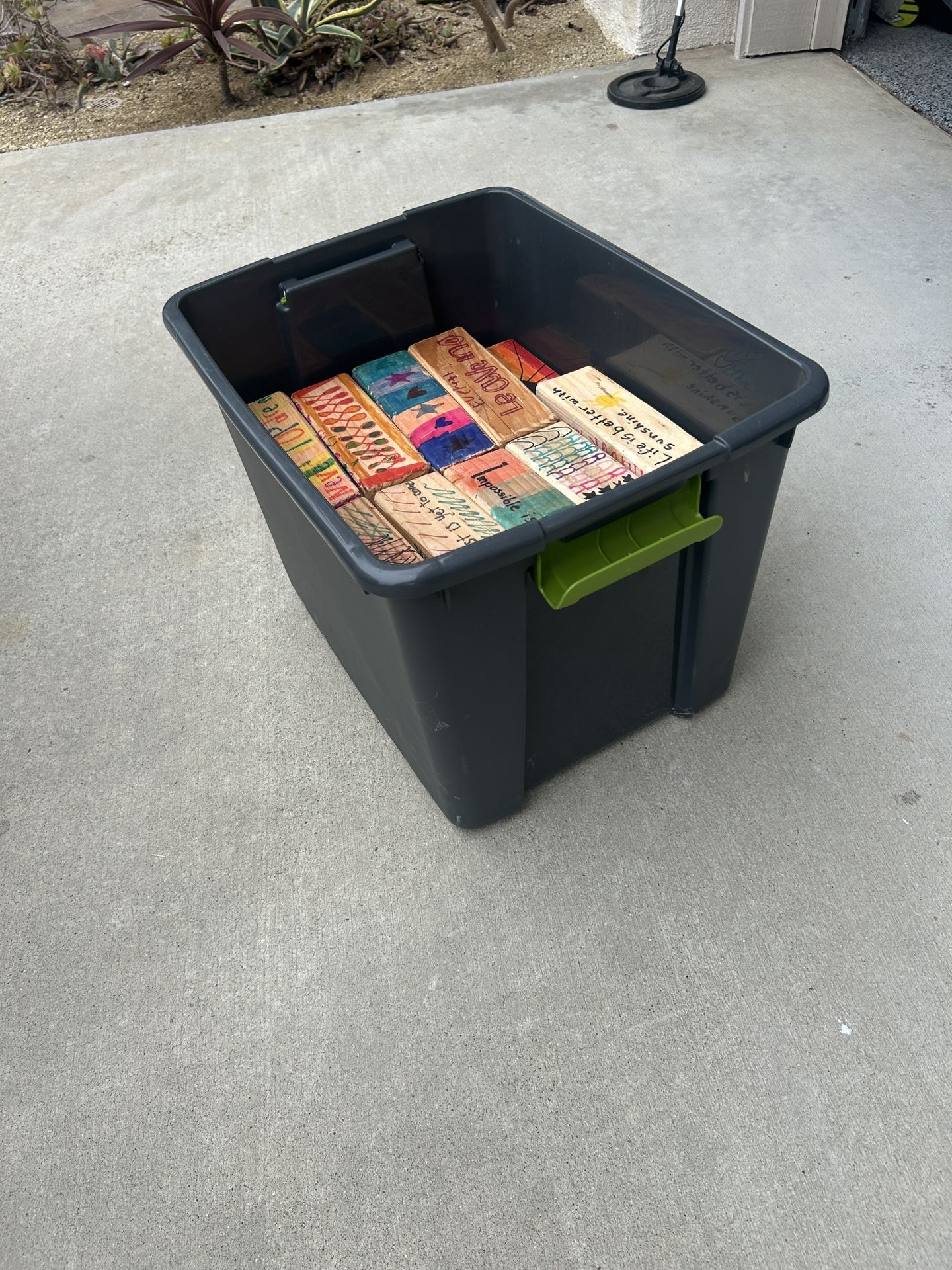 Backyard Jenga Game