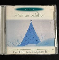 A Winter Solstice Carols for Sax & Keyboards CD 1998 Todd Nystrom Christmas