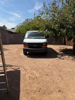 Chevrolet Express Cargo Van White