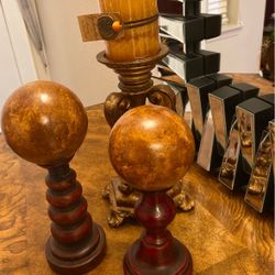 Candle Holder (candle Included ) Two Other Decors