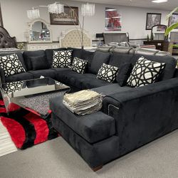 Black Sofa Sectional 🇺🇸 American Made