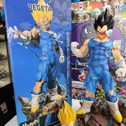 Vegeta Statue DBZ Figure Super Saiyan Vegeta Action Figure 19 Inch