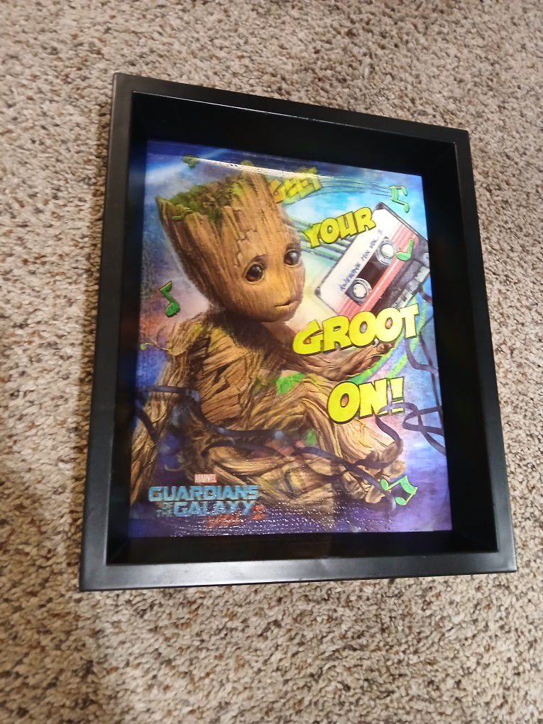 Marvel Guardians Of The Galaxy Vol. 2  3-D GET YOUR GROOT ON! Frame