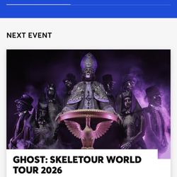 Ghost Band Concert Tickets Honda Center 2/21