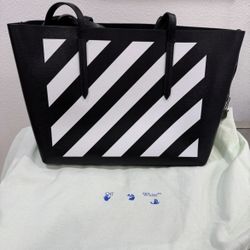 Off-White Binder Tote Bag