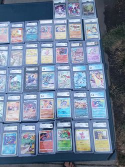 Big Collection Of CGC 10 9.5 9 8.5 from $80! Each to $300! Each x 48 Pokémon Cards even at $100! Each is $4800! All. Im firm $4000! Or trade for car t