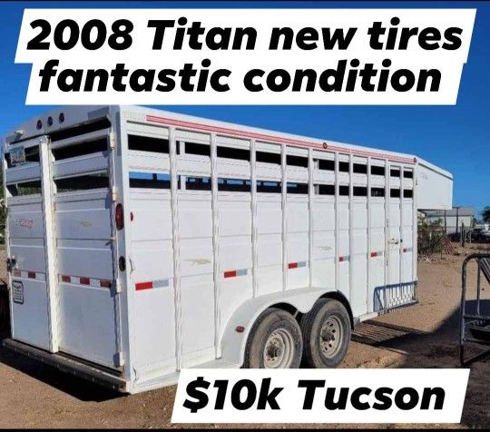 2008 Titan Goosneck Stock Trailwr Near Mint Condition