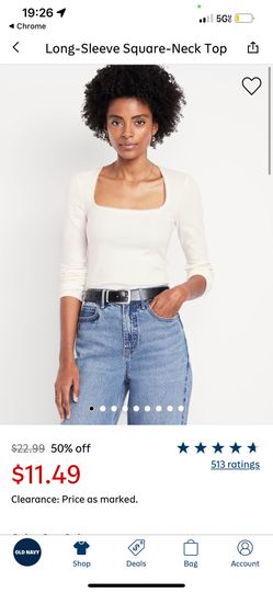 Old Navy: Long Sleeve Rib Knit Bodysuit