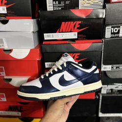 Nike Dunk Low PRM Vintage Navy  size 11W 9.5M VNDS