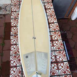 5’ 7” Asym Surfboard Shortboard