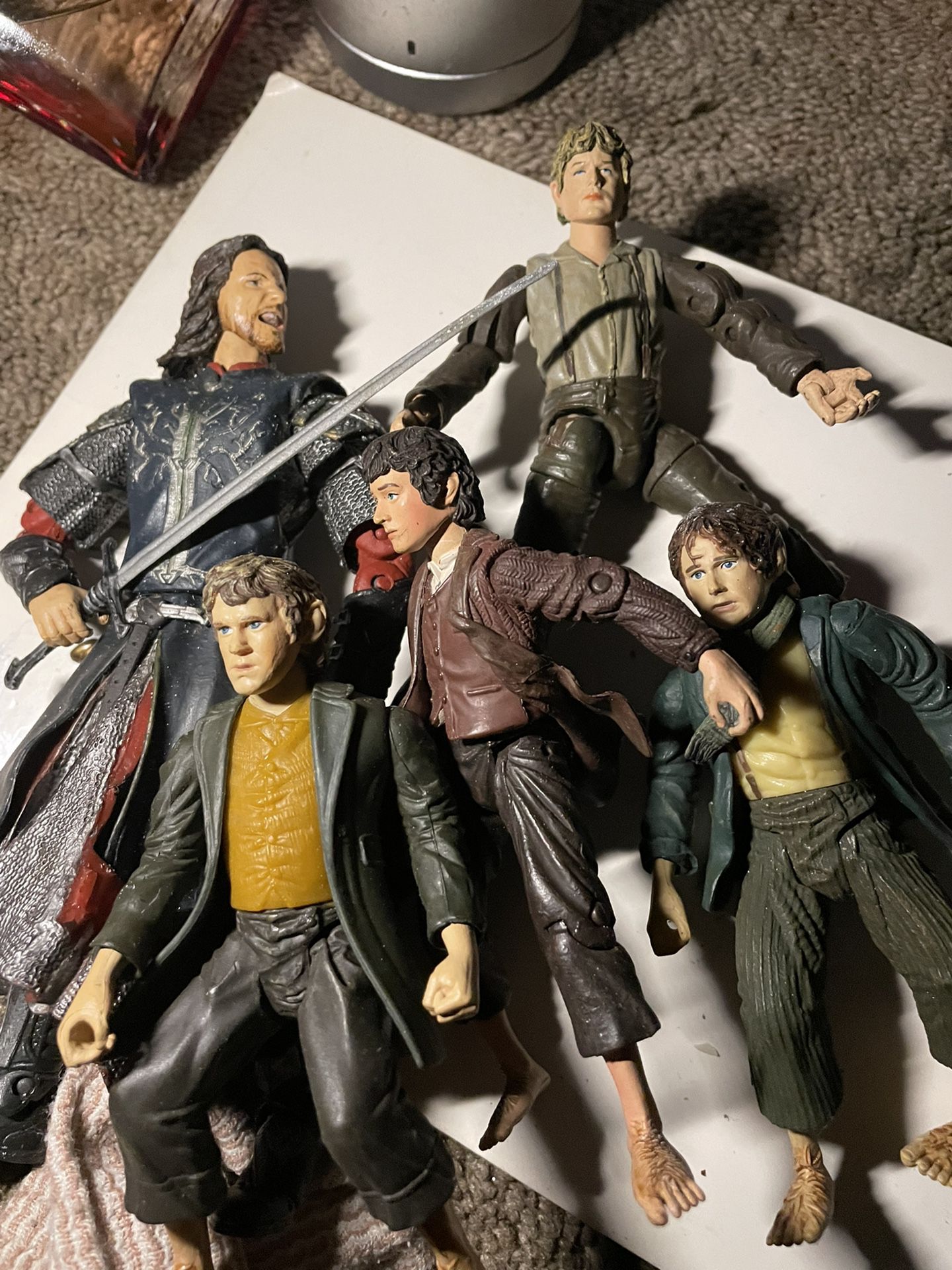 Lord Of The Rings Figures Lot