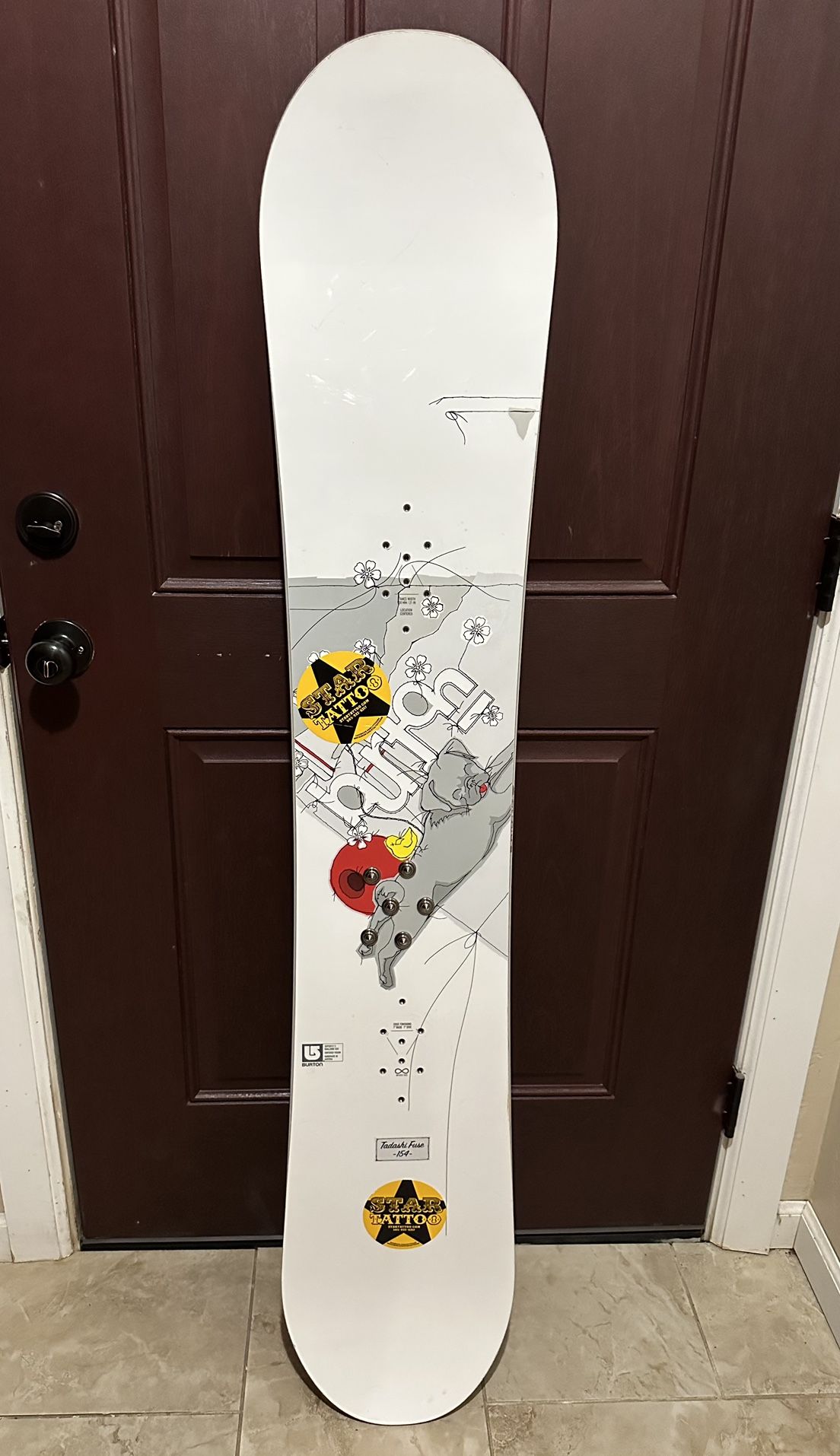 Burton Tadashi Fuse 154 & bindings