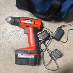 Black & Decker Drill And Charger 