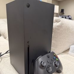 Xbox Series X with controller