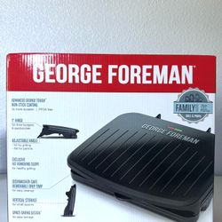 George Foreman Family Size Grill/Panini Press Machine