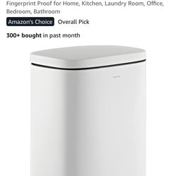 White Garbage Kitchen Can