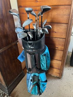 Mixed Golf Club Set w/ Carry Bag – Drivers, Irons & Wedges  and More