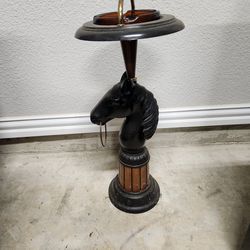 Vintage Horse Floor Astray- Smoking Stand  22" tall