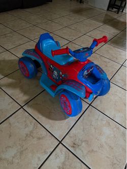 spiderman electric car