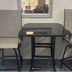 2 Pcs Bar Stool Set  Bar Height 