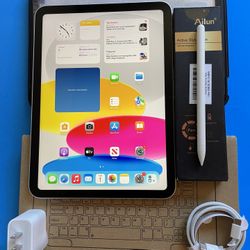 iPad 11th Generation (2025 Newest) 128GB  with pencil, keyboard & accessories (new - warranty)