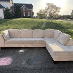 Beige hamilton Furniture sectional DELIVERY AVAILABLE!*