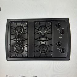 Gas Cooktop 37” Professional Whirlpool Cook Top Countertop Stove