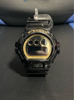 Casio G-Shock DW-6900CB-1 Crazy Colors Series Gloss Black & Gold Men's Watch